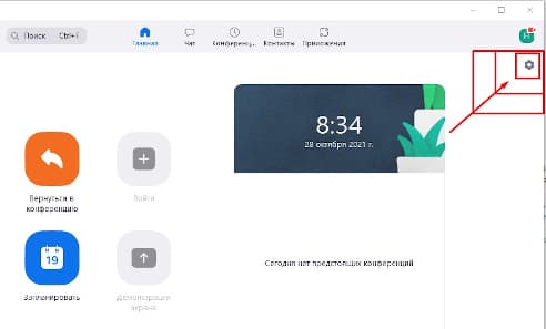 изображение настроек zoom